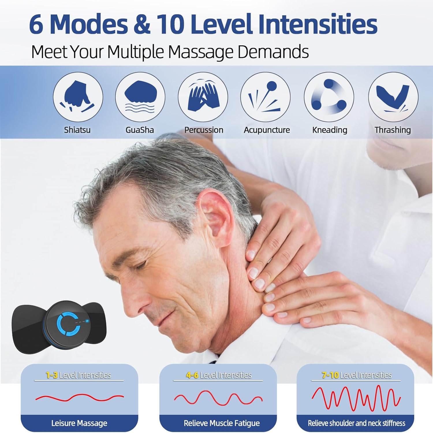Portable Massager For Aches And Pains, Back, Neck, Arm, Leg, Waist, Electronic Pulse Machine - Image 8