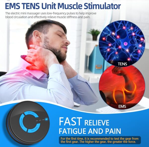 Portable Massager For Aches And Pains, Back, Neck, Arm, Leg, Waist, Electronic Pulse Machine - Image 7