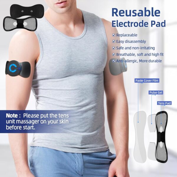Portable Massager For Aches And Pains, Back, Neck, Arm, Leg, Waist, Electronic Pulse Machine - Image 6