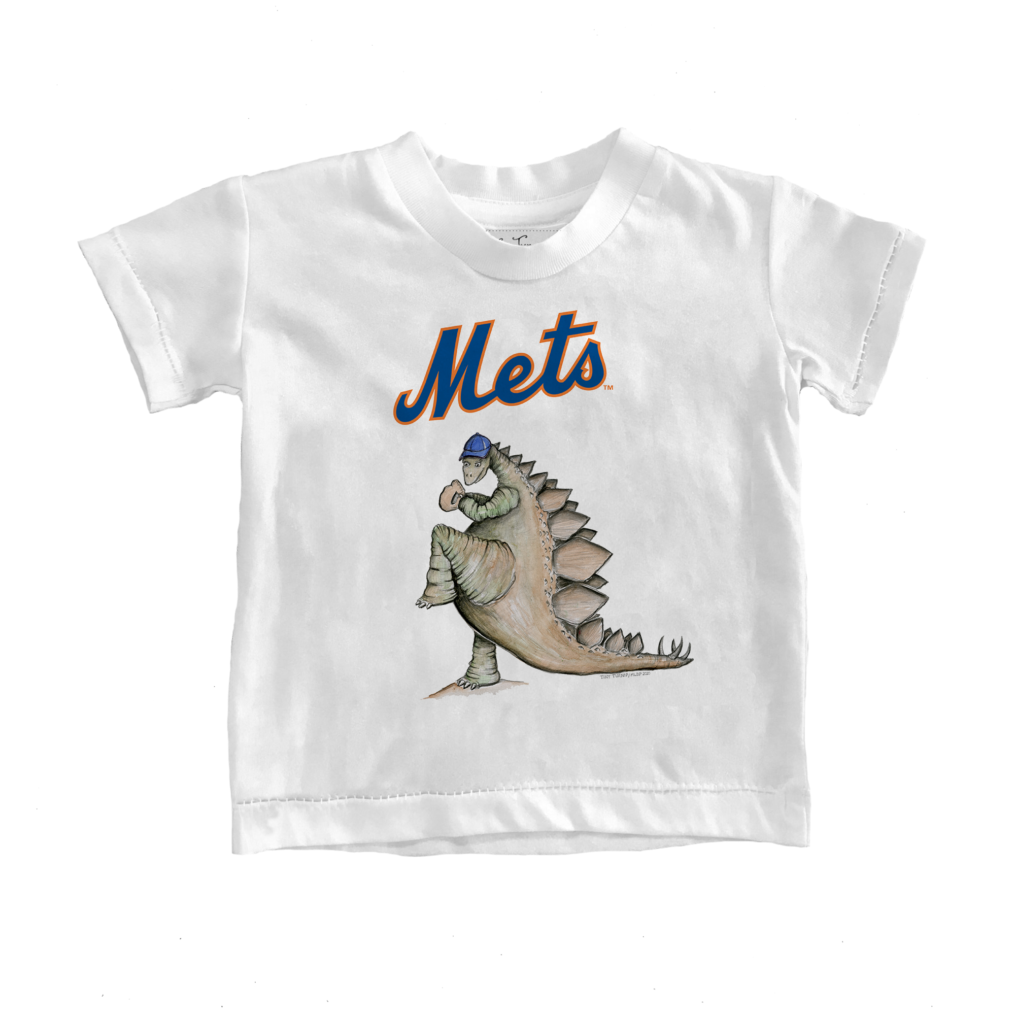 Youth Tiny Turnip White New York Mets Stega T-Shirt