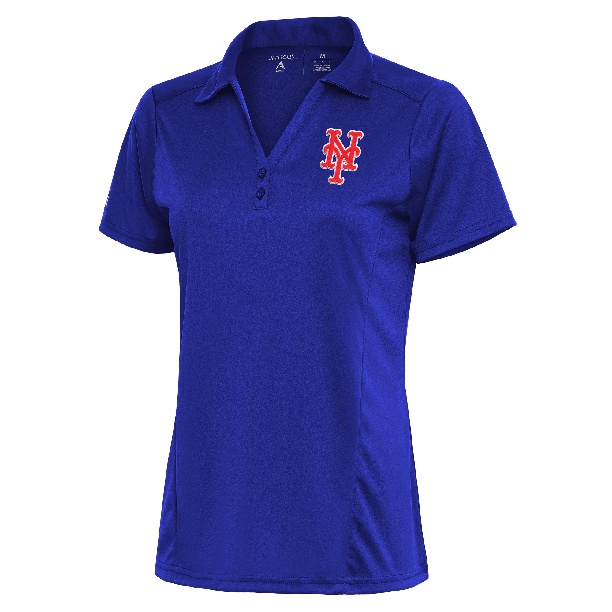 Women's Antigua Royal New York Mets Logo Tribute Polo
