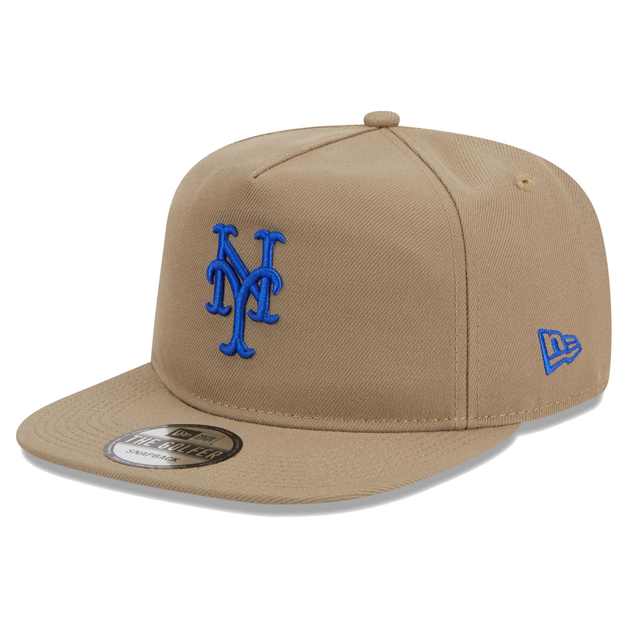 Men's New Era  Khaki New York Mets Golfer Adjustable Hat