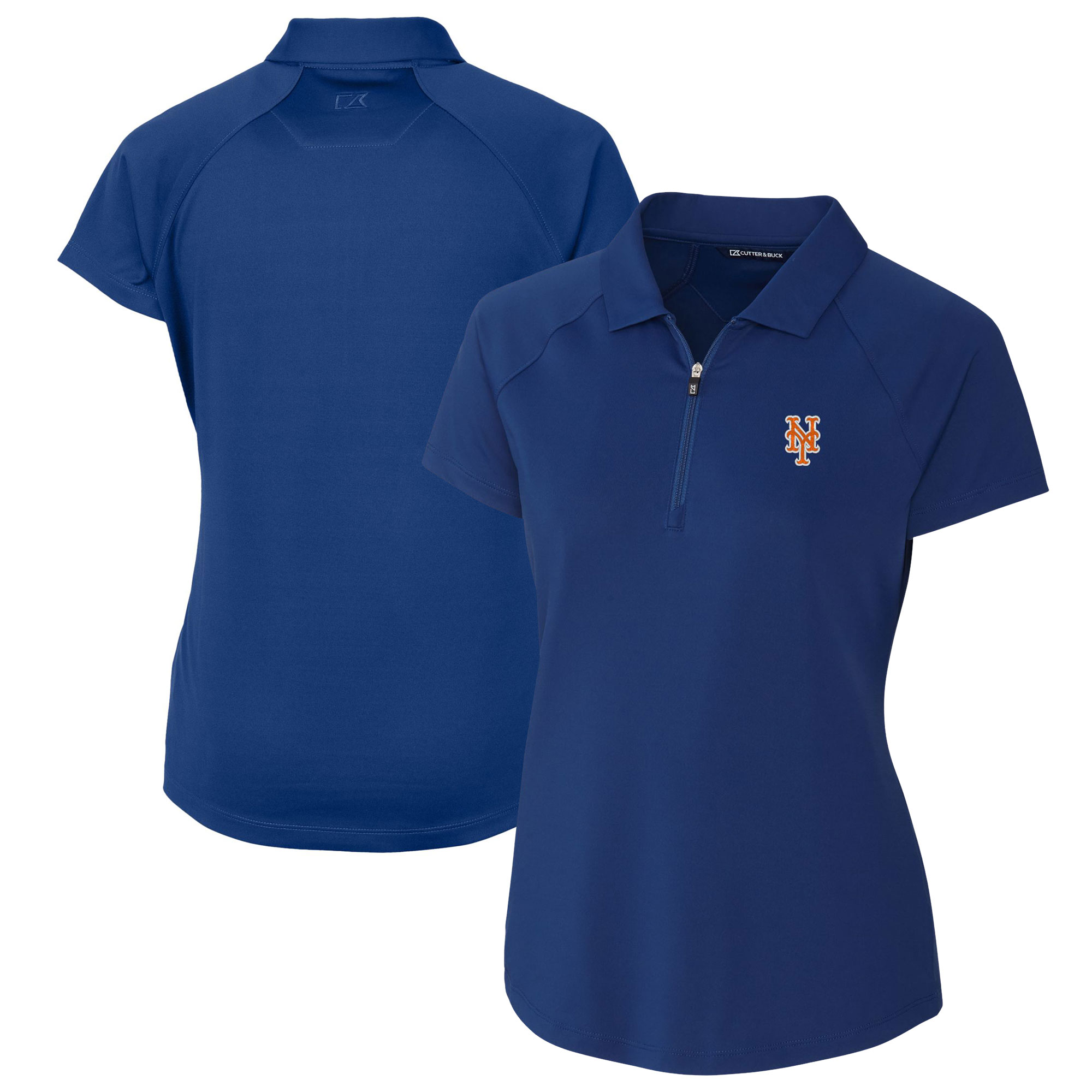 Women's Cutter & Buck  Royal New York Mets DryTec Forge Stretch Polo