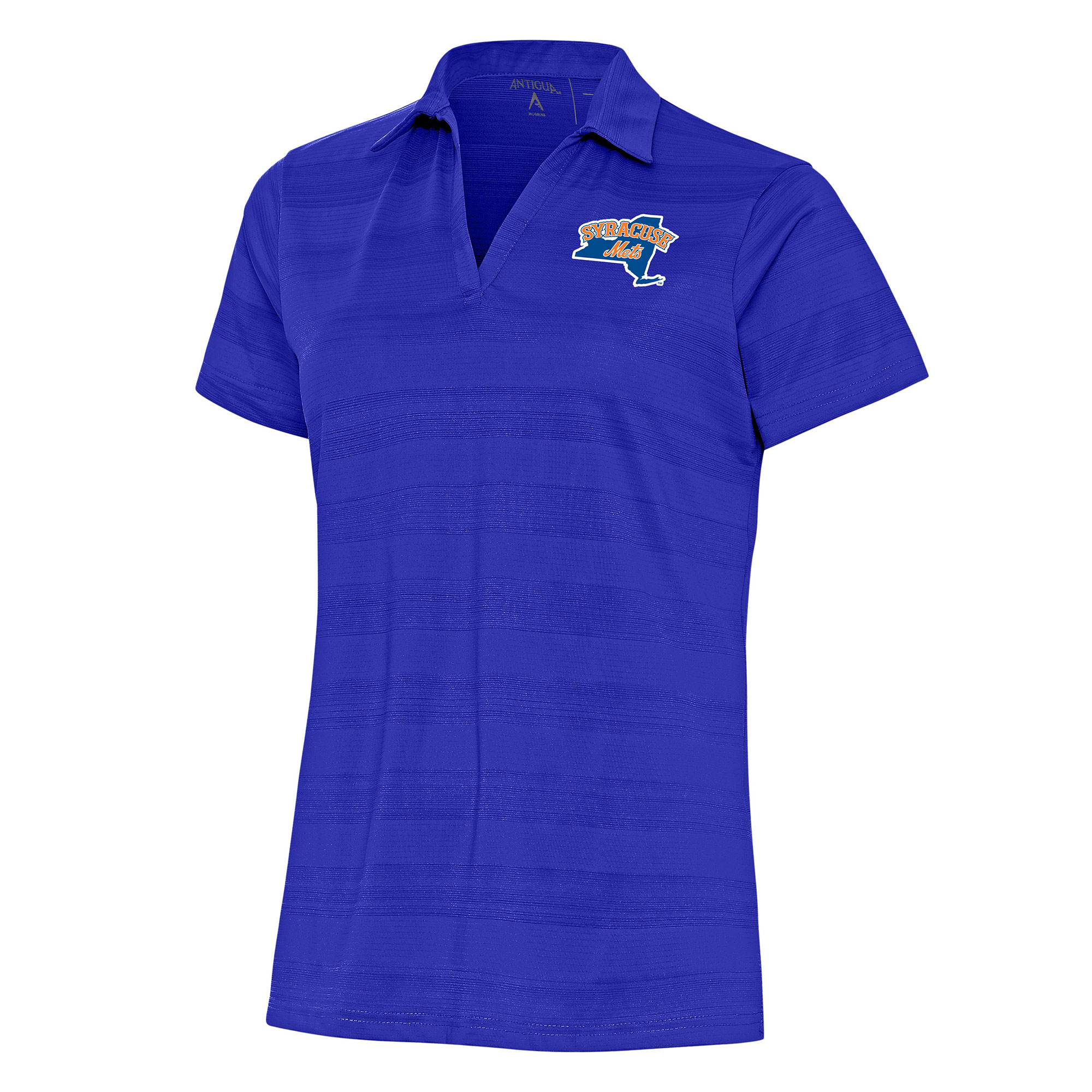 Women's Antigua Royal Syracuse Mets Compass Polo
