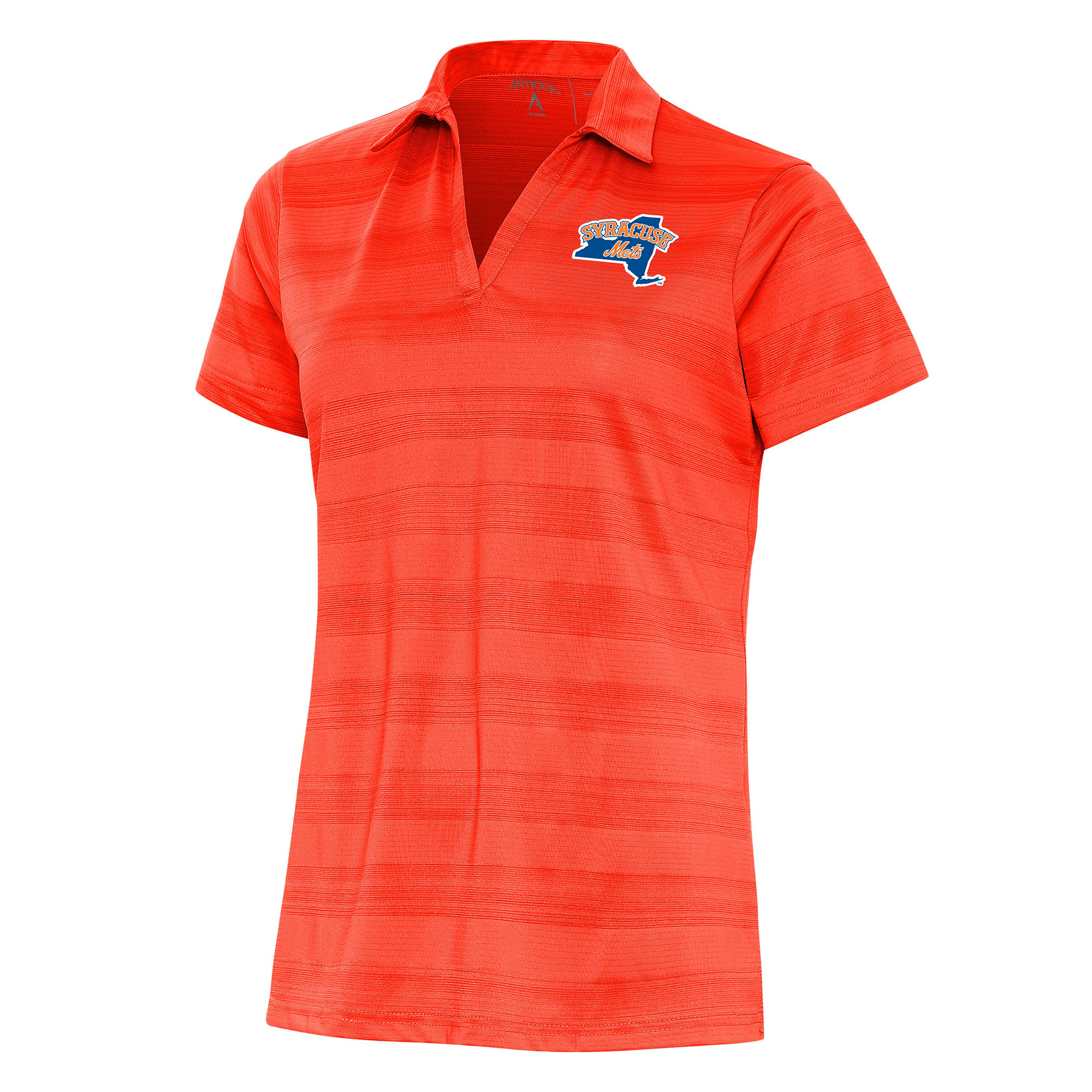 Women's Antigua Orange Syracuse Mets Compass Polo