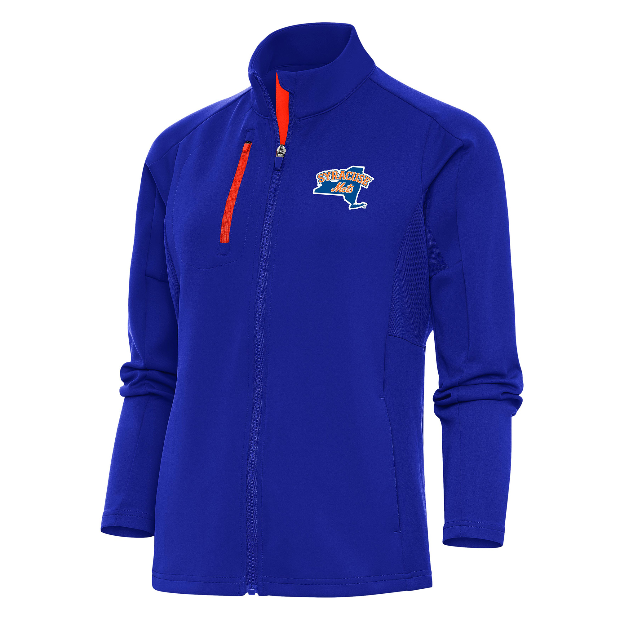 Women's Antigua  Royal Syracuse Mets Generation Full-Zip Jacket