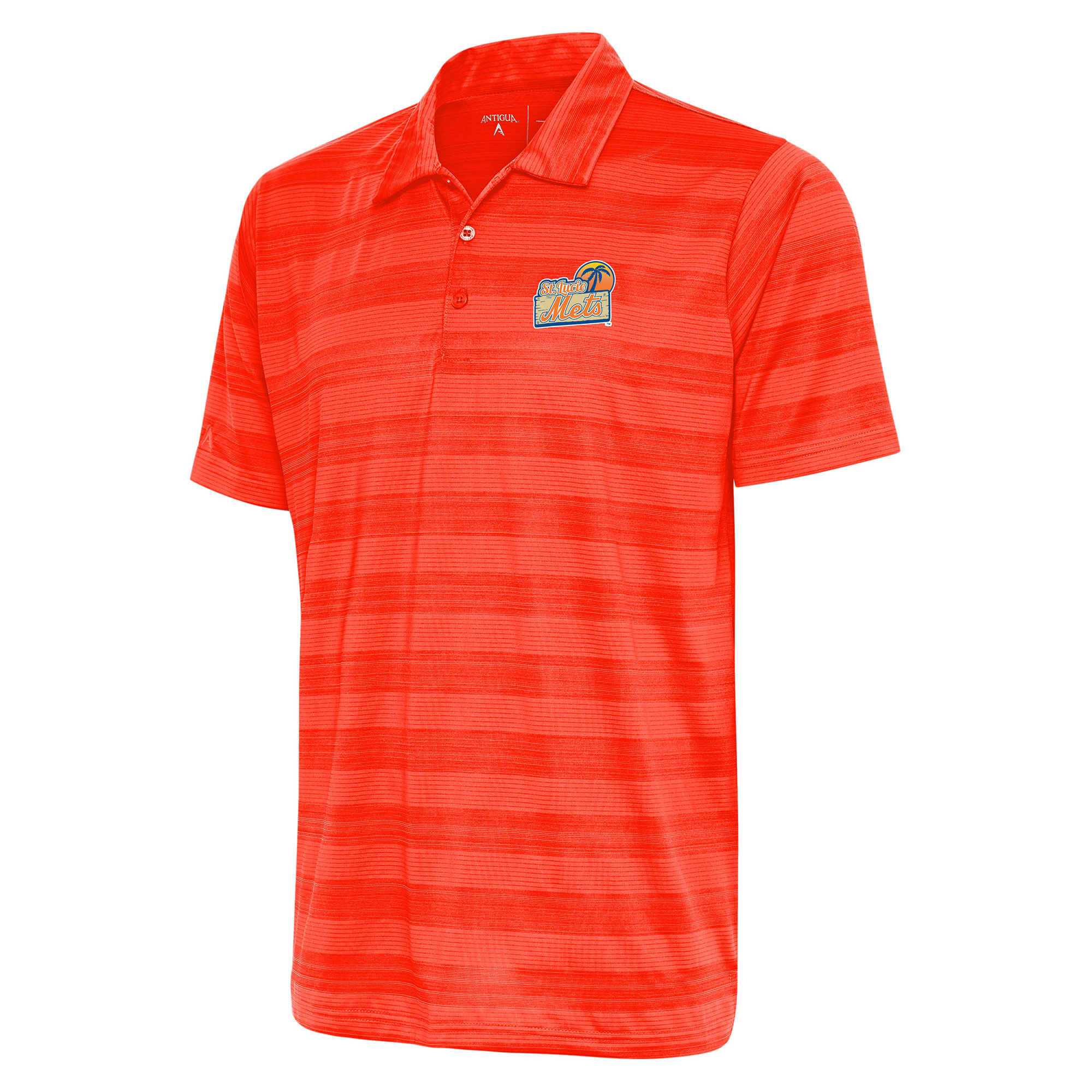 Men's Antigua Orange St. Lucie Mets Compass Polo