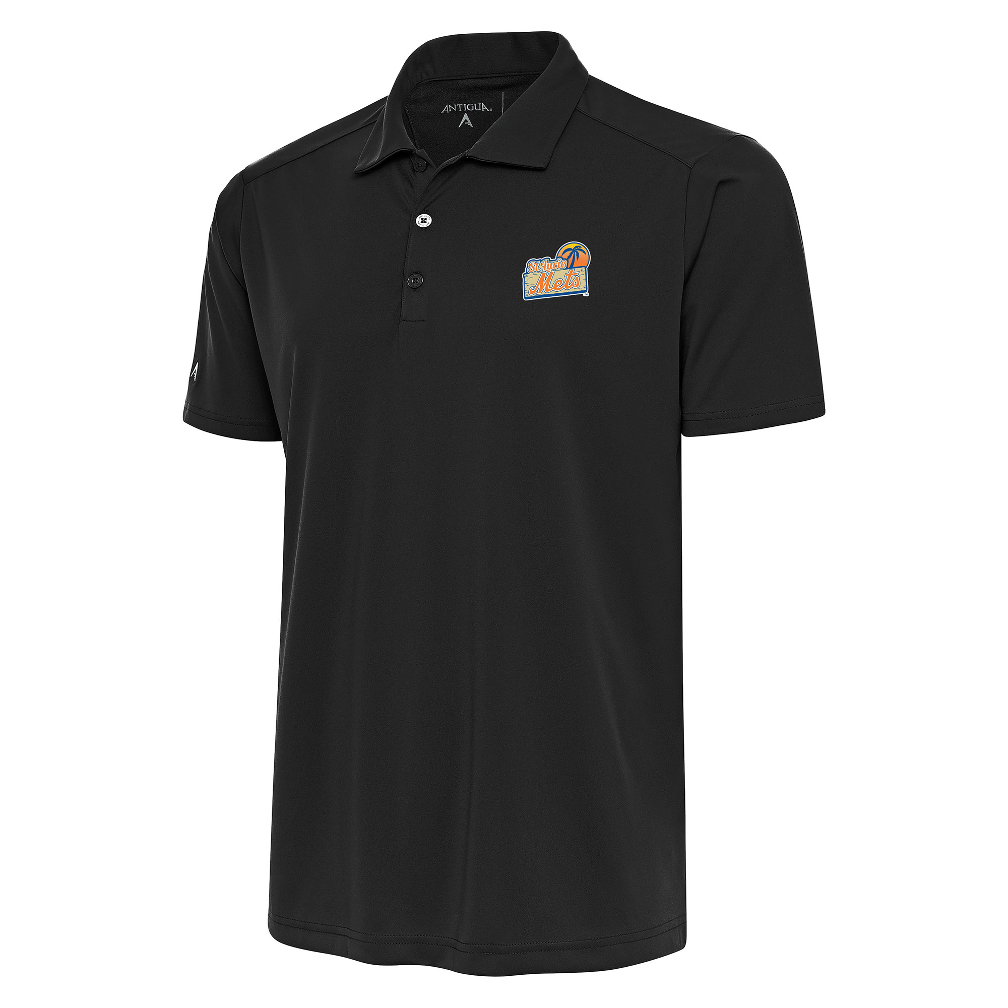 Men's Antigua  Gray St. Lucie Mets Tribute Polo