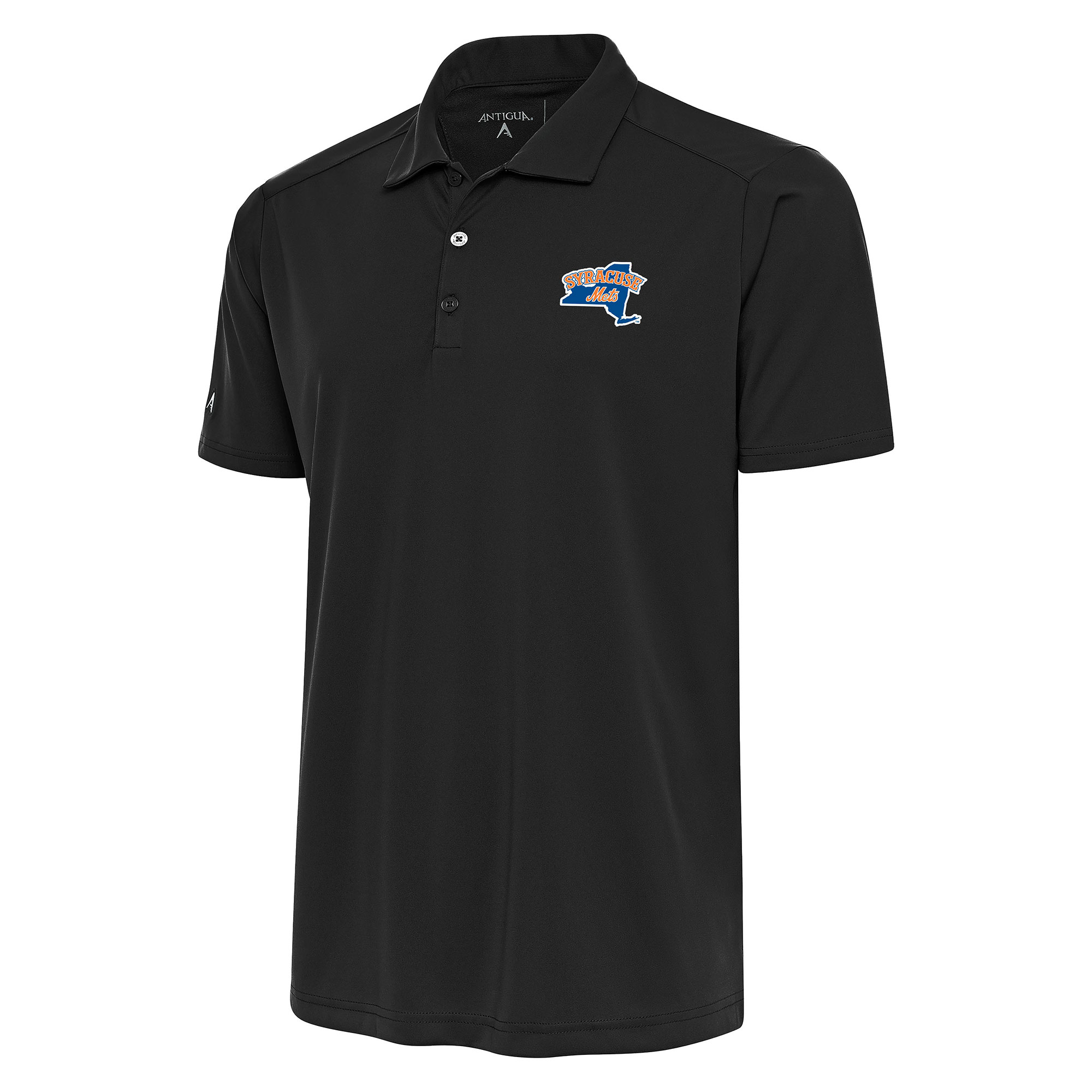 Men's Antigua  Gray Syracuse Mets Tribute Polo