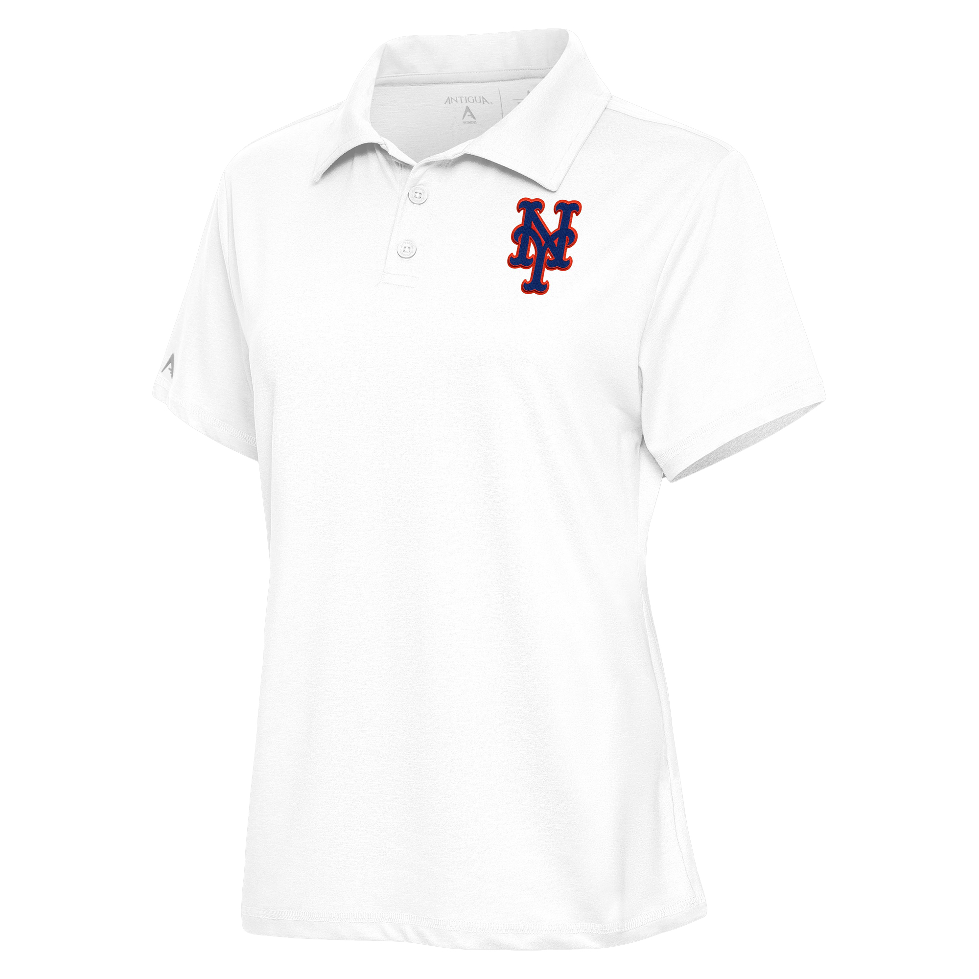 Women's Antigua  White New York Mets Motivated Polo