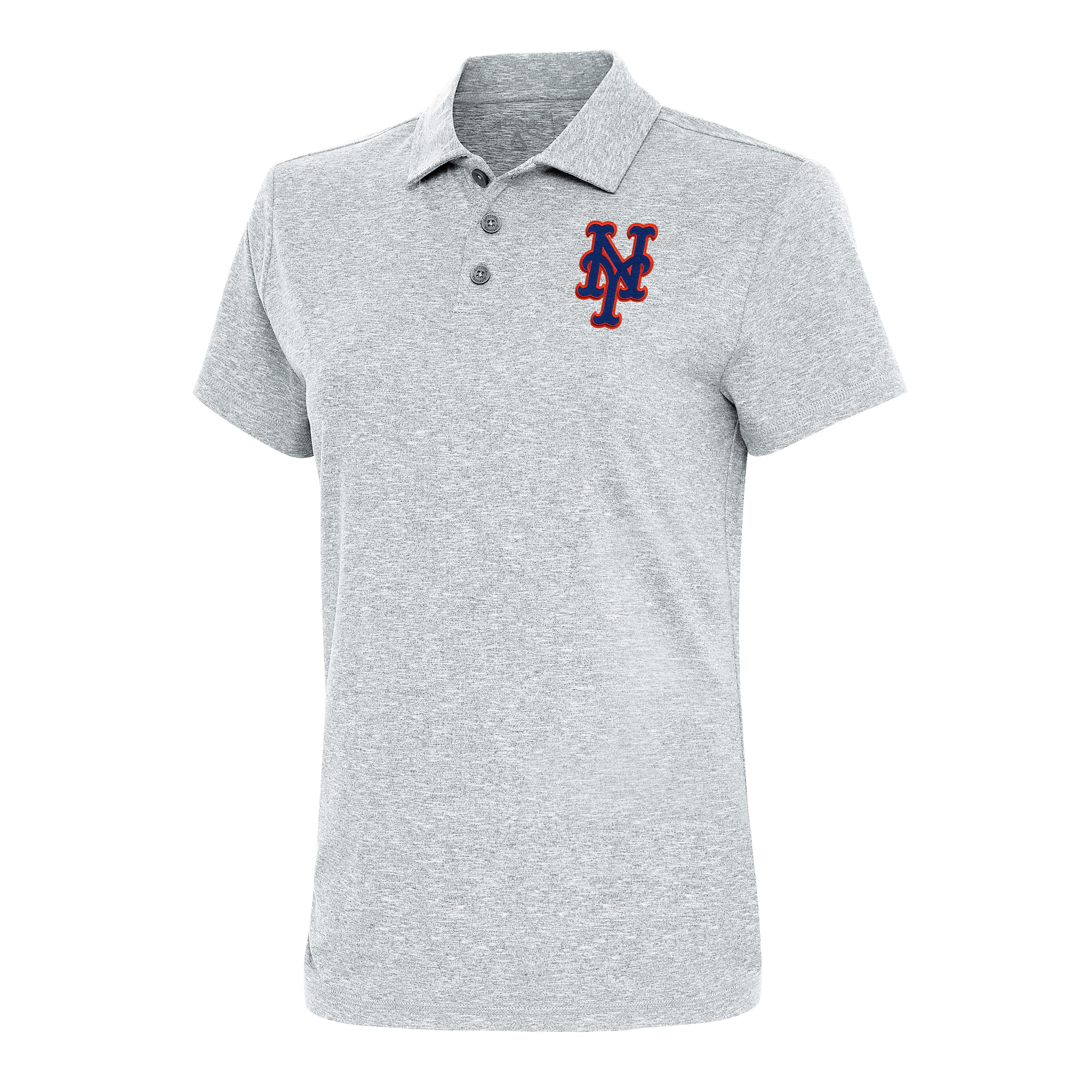Women's Antigua  Heather Gray New York Mets Motivated Polo