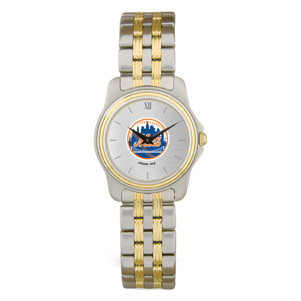 Women's  New York Mets Silver Dial Two-Tone Wristwatch
