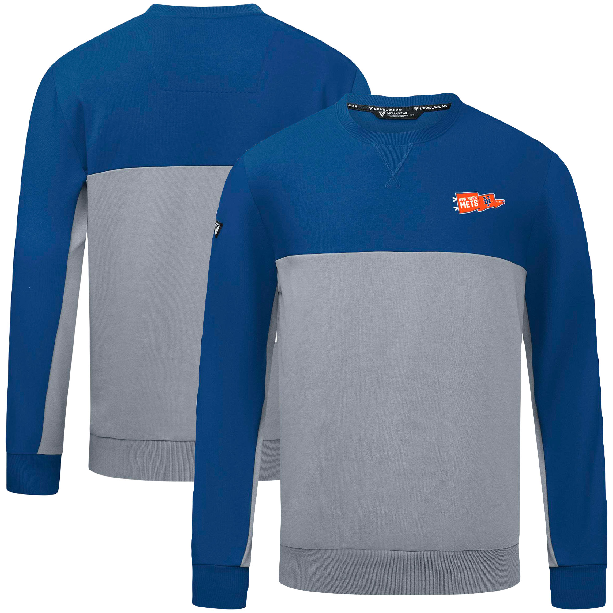 Men's Levelwear  Royal New York Mets  Legacy Rafters Pullover Sweatshirt
