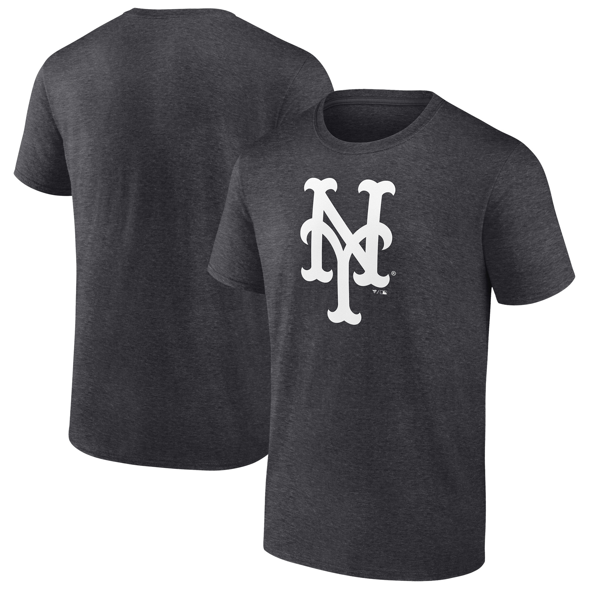 Men's Charcoal New York Mets Monochrome T-Shirt