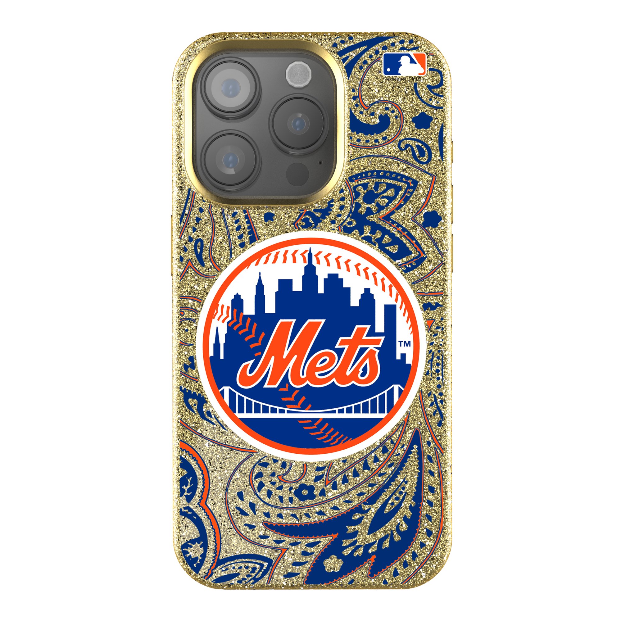 Keyscaper New York Mets Paisley Bling iPhone Case