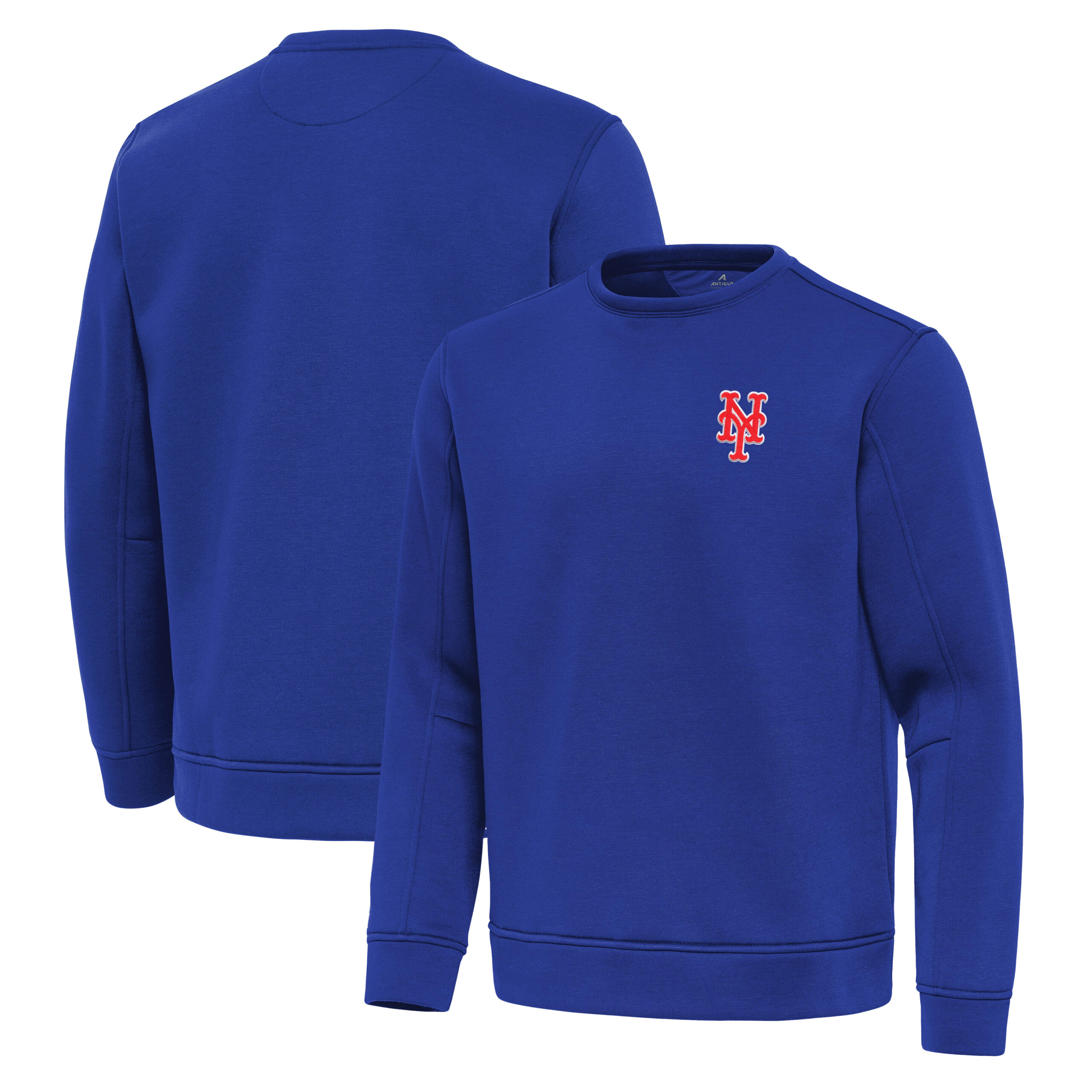 Men's Antigua Royal New York Mets Relevant Lightweight Pullover Sweatshirt
